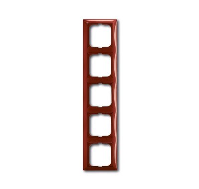 Рамка ABB Basic 55 Foyer-red 5 постов 2CKA001725A1520 2515-97-507