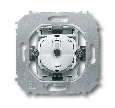 Механизм переключателя ABB impuls одноклавишного однополюсного 10А 250В 2CKA001012A2109 2001/6 U-507
