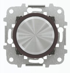 Механизм универсального поворотно-нажимного светорегулятора кольцо ABB Skymoon Стекло чёрное кольцо 2CLA866000A1501 8660 CN