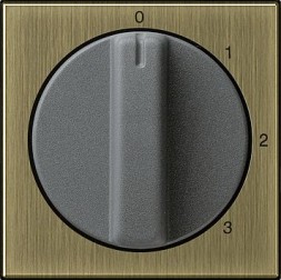 Накладка Gira Бронза с ручкой для трехступенчатого переключателя 0669603