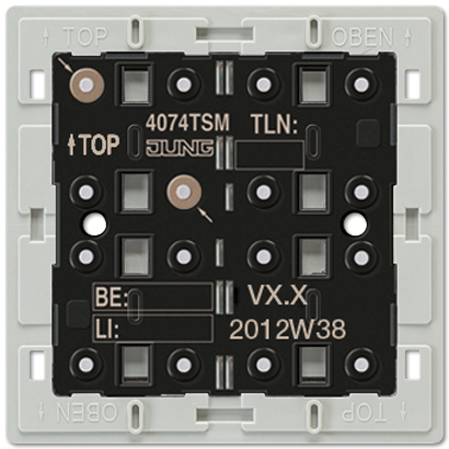 Кнопочный модуль КNX Jung FD Design «стандарт», 4 группы 4074TSM