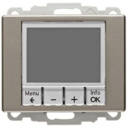 Регулятор температуры Berker Arsys светло-бронзовый лак с центральной панелью 20449011