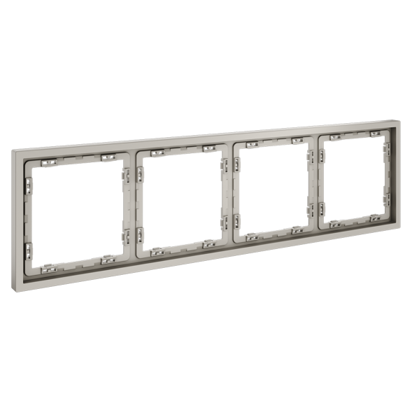 Рамка пластиковая VOLTUM S70 на 4 поста, (кашемир)