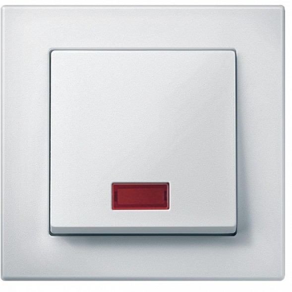 Клавиша Merten M-серия с окошком для световой индикации и с полем для надписи MTN432819