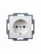 Розетка ABB Basic 55 альпийский белый SCHUKO 16А 250В 2CKA002011A3855 20 EUC-94-507