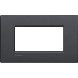 Рамка Bticino LivingLight Air Антрацит 4 модуля LNC4804AR