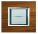 Рамка Bticino Axolute Квадрат Тиковое дерево 2-модульная HA4802LTK