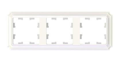 ATN100403 3-постовая РАМКА ЖЕМЧУГ, AtlasDesign Antique Schneider Electric