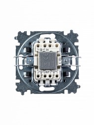 Переключатель ABB Levit ориентационная жемчуг / ледяной одноклавишный с подсветкой 2CHH590646A6068 3559H-A06446 68W