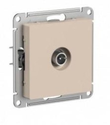 ATN001291 Atlasdesign TV РОЗЕТКА оконечная 1DB, механизм Песочный Schneider Electric