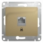 Розетка компьютерная RJ45 кат.5E, механизм Schneider Electric Glossa Титан GSL000481K