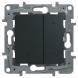 Светорегулятор Legrand Etika антрацит нажимной 400 Вт 672618
