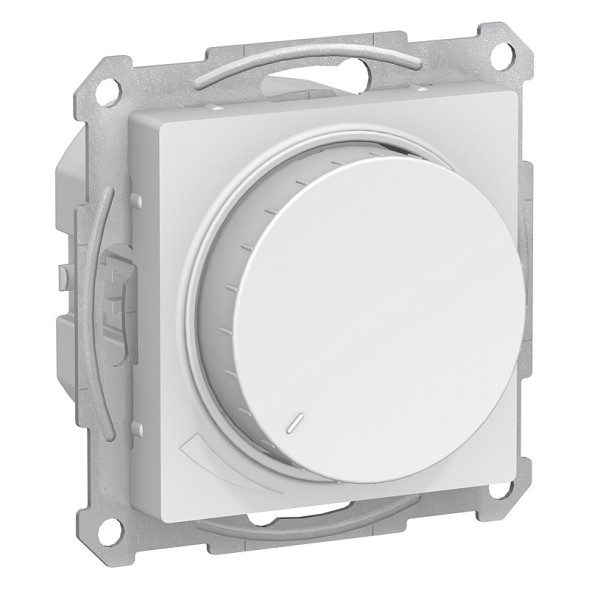 Светорегулятор (диммер) Schneider Electric Atlasdesign Белый поворотно-нажимной, 315Вт, механизм ATN000134