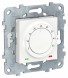 Термостат теплого пола Schneider Electric Unica Studio Белый 10А, выносной термодатчик NU550318