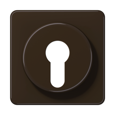 Крышка Jung CD серия коричневый для выключателя с замком CD528BR
