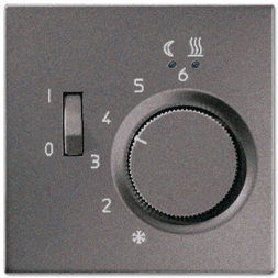 Регулятор теплого пола Jung LS серия антрацит 10(4)А FTRAL231AN