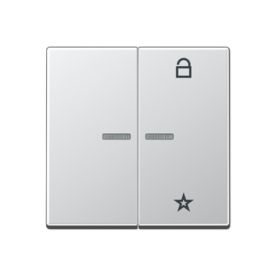 Центральная плата Jung A серия алюминий универсальная для LB вставки «жалюзи» A1701AL