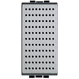 Зуммер Bticino LivingLight Air Алюминий 230В 8А 75дб - 1 модуль NT4356/230