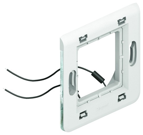 Суппорт Legrand Mosaic 2 модуля с подсветкой 1,4Вт 080262