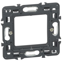 Суппорт Legrand Mosaic 2 модуля с подсветкой 1,4Вт 080262