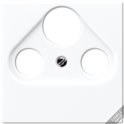 Накладка TV-SAT-FM розетки Jung AS серия Бежевый A561PLSAT