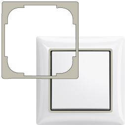 Вставка декоративная ABB Basic 55 Шато-шампань 2CKA001726A0230 2516-93-507