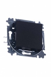 Переключатель ABB Levit ориентационная антрацит / дымчатый чёрный одноклавишный с подсветкой 2CHH590646A6063 3559H-A06446 63W