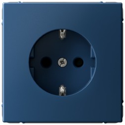 Розетка электрическая со шторками (Аквамарин) Schneider Electric Systeme Art Gallery GAL001145