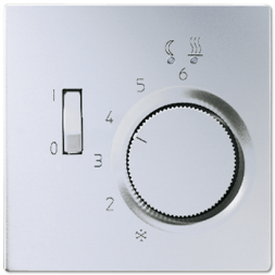 Регулятор теплого пола Jung LS серия алюминий 10(4)А FTRAL231