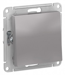 Одноклавишный переключатель Schneider Electric Atlasdesign Алюминий сх.6, 10АХ, механизм ATN000361