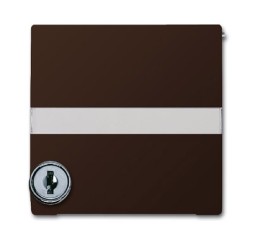 Плита промежуточная ABB Busch-Duro 2000 SI и Reflex SI коричневый с крышкой для центральных плат IP44 2CKA001710A3790 2118 GKSLN/11-31