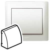 Лицевая панель Legrand Galea Life перламутр для вывода кабеля 771585