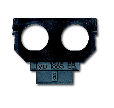 Суппорт (цоколь) ABB Busch-Jaeger для двух разъёмов Twinax 2CKA001764A0166 1865 EB