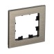 Рамка Schneider Electric Atlasdesign одинарная Nature латунь металл ATN312201