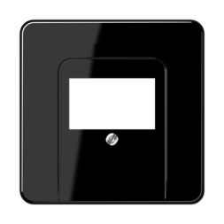 Крышка Jung CD серия черная для ТАЕ-розетки, моно/стерео-аудиорозетки CD569TSW