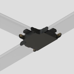 Соединитель Т-образный для треков Air, серия Base, пластик, чёрный