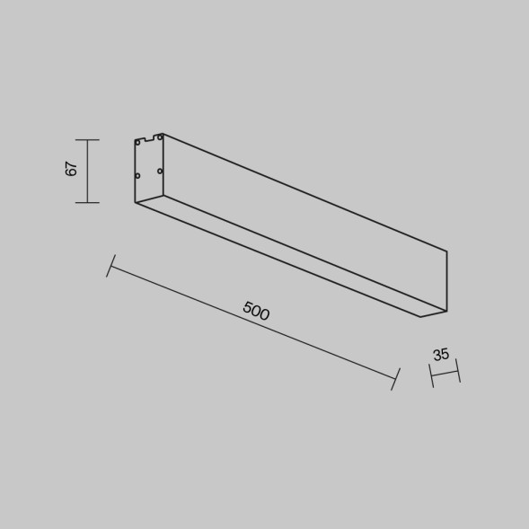 Линейный светильник Technical LL311033