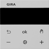 5393015 Дисплей термостата System 3000 серый матовый Gira
