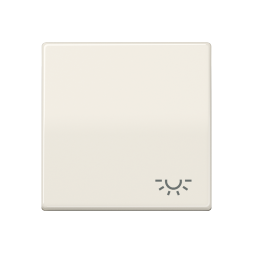 Клавиша Jung AS 500 слоновая кость с символом &quot;освещение&quot; AS591L