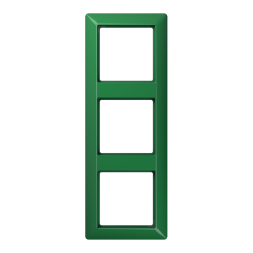 Рамка Jung AS 500 зеленая ударопрочная 3 поста AS583BFGN