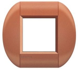LNB4802SI LivingLight Рамка овальная, 1 пост, цвет Сиена Bticino