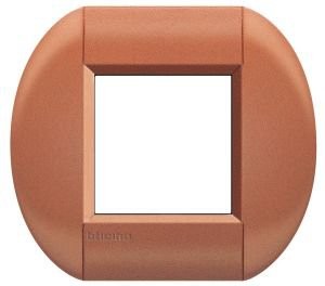 LNB4802SI LivingLight Рамка овальная, 1 пост, цвет Сиена Bticino