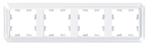 ATN100104 4-постовая РАМКА БЕЛЫЙ, AtlasDesign Antique Schneider Electric