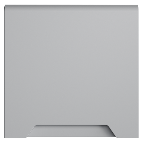 Накладка для розетки с заземлением, защитными шторками и крышкой, S70 (серый)