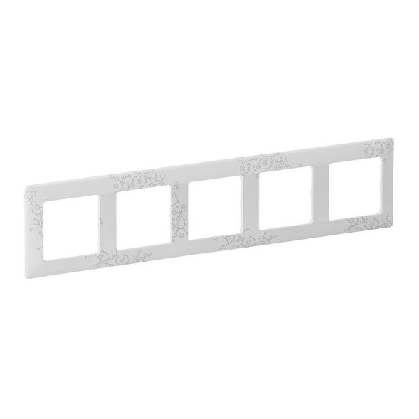 Рамка Legrand Valena Life Эл Грей 5-постовая 754125