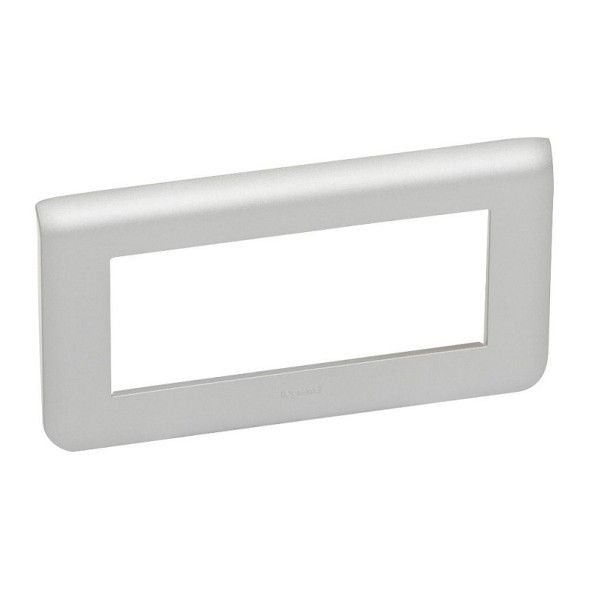 Рамка Legrand Mosaic Алюминий 5-модульная 079315