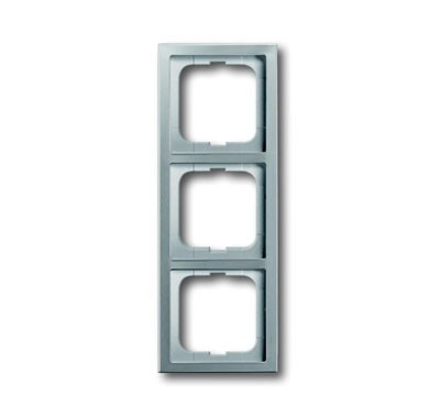 Рамка ABB Pure Steel Сталь 3 пост 2CKA001754A4319 1723-866K