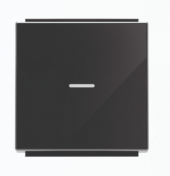 Клавиша ABB Sky Стекло чёрное для 1-клавишных выключателей/перекл-й/кнопок линзой подсветки 2CLA850130A2501 8501.3 CN