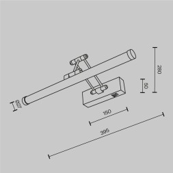 Подсветка Maytoni MIR268WL-L3W3K