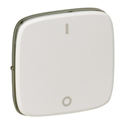 Лицевая панель Legrand Valena ALLURE Жемчуг для выключателя двухполюсного 755129